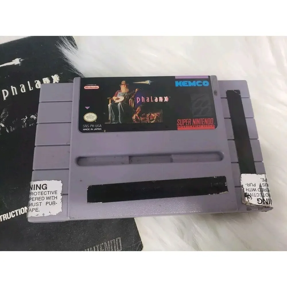 Phalanx (Super Nintendo Entertainment‎ System SNES, 1992)Authentic Cartridge